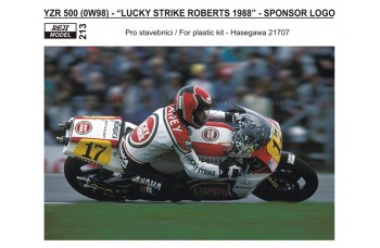 Decal – Yamaha YZR500 (OW98) 1988 - Lucky Strike sponsor logo